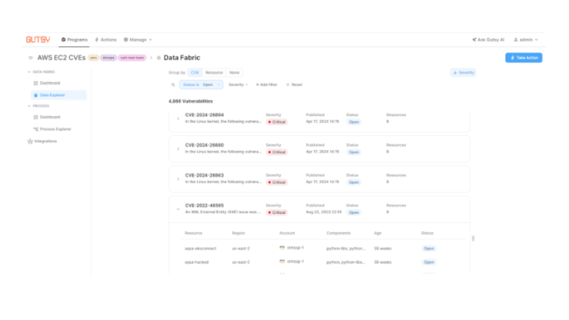 security process fabric enables you to understand what you are doing to remediate exposed risks