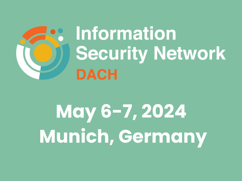 event logo DACH Information Security Network Event May 6-7, 2024